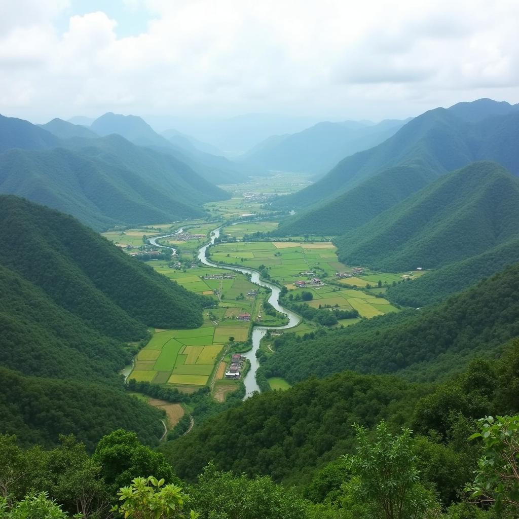 Ve dep thien nhien yen binh tai Xa Dong Cuong Lao Cai